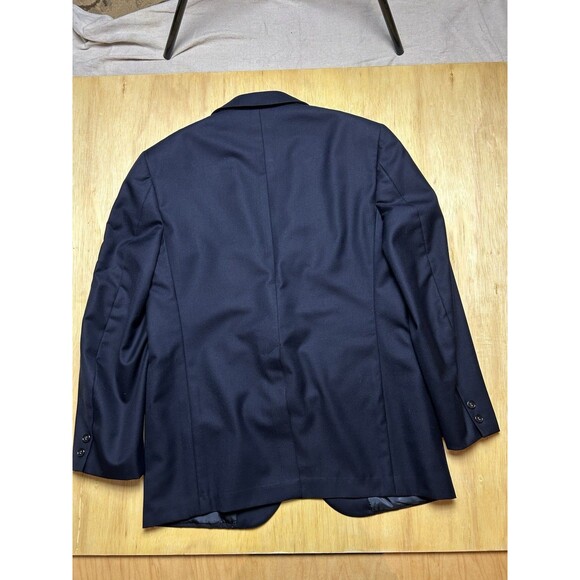 Brooks Brothers Golden Fleece 40S Blue 100% Wool Sport Coat Blazer (flaw) - Picture 10 of 14